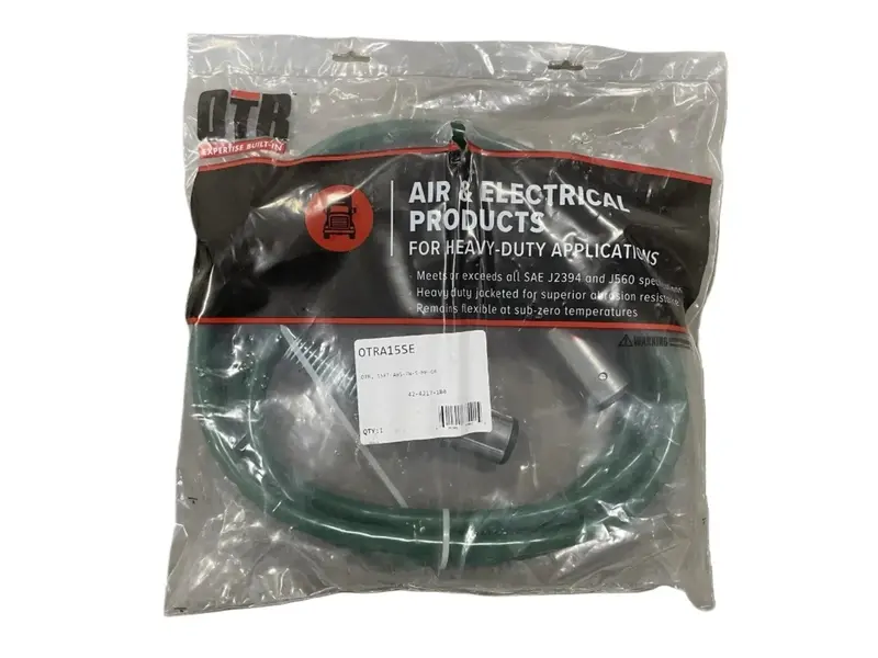 15' 7-Way Green Abs Power Cable 1
