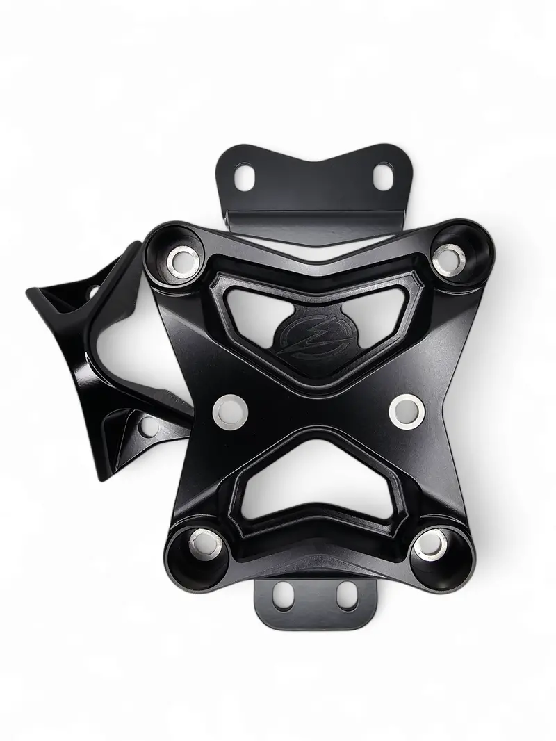 2022 To Current Can Am X3 10 Bolt Radius Rod Plate With Pull Hook (Black) 1