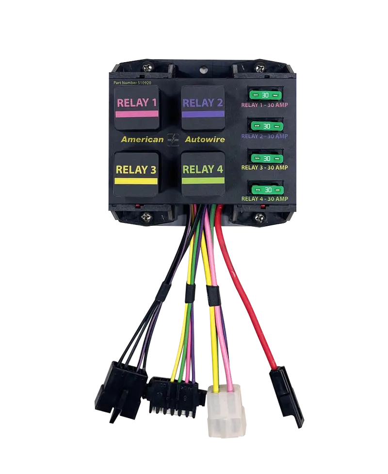 4 Position Banked Relay Panel 1