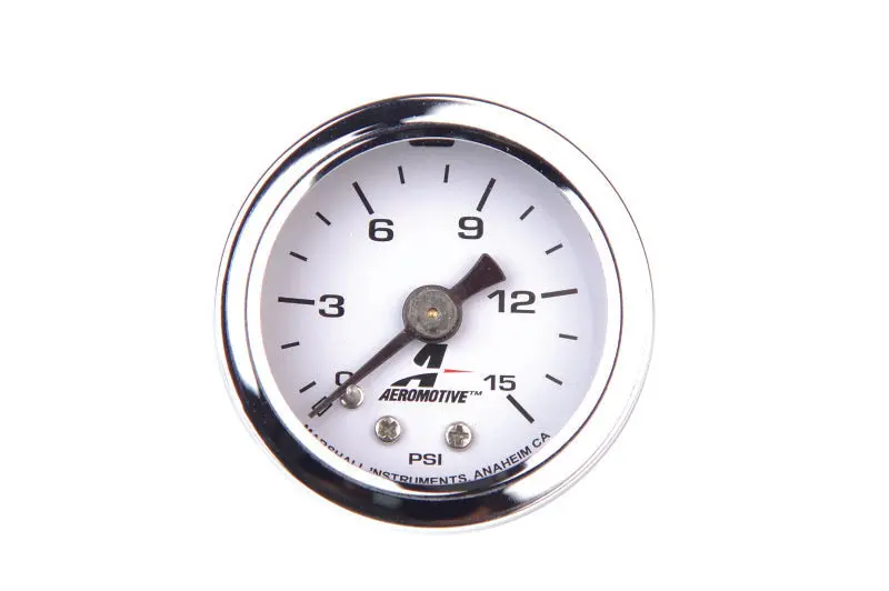 Aeromotive 0-15 Psi Fuel Pressure Gauge 1