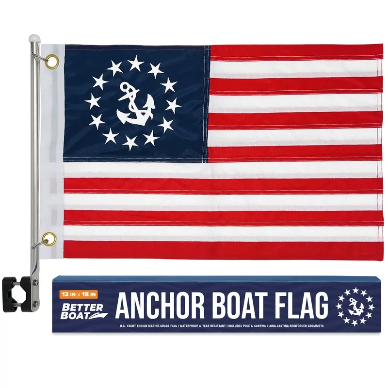Anchor Boat Flag Yacht Ensign 1