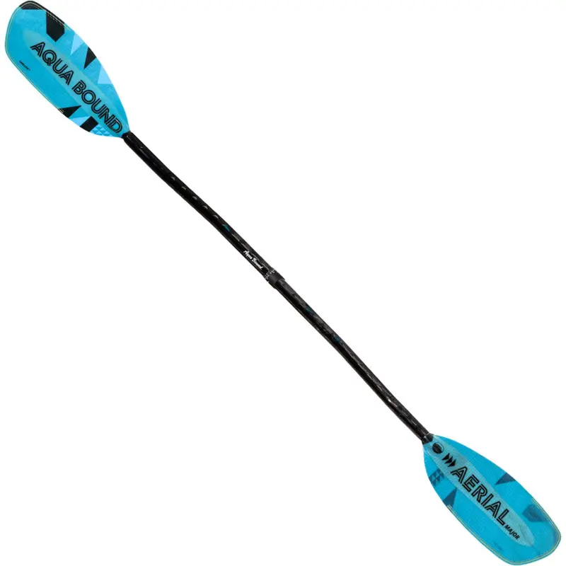 Aqua-Bound Aerial Major Fiberglass Versa-Lok Bent Shaft 2-Piece Kayak Paddle 1