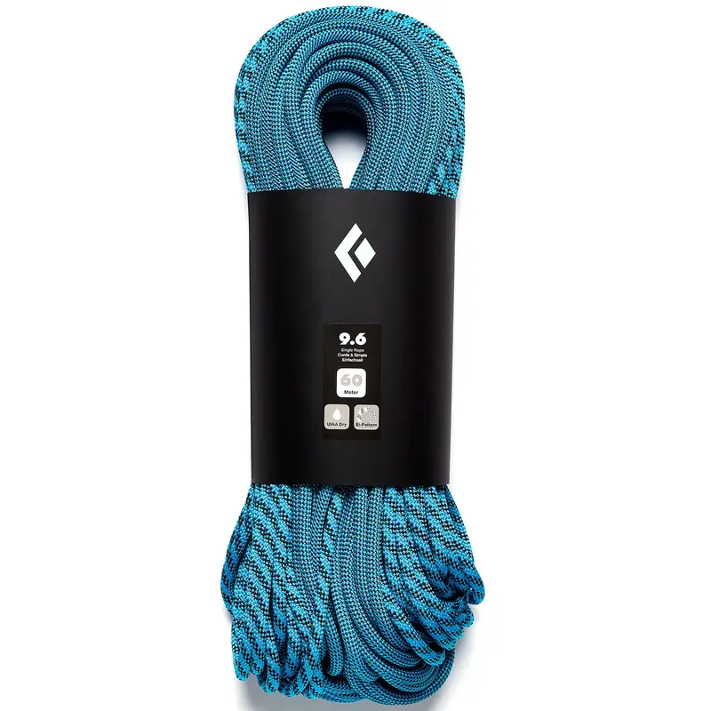 Black Diamond 9.6 Bi-Pattern Climbing Rope 1