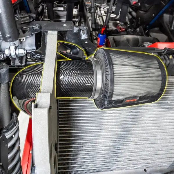Can-Am Maverick R Carbon Fiber High Flow Intake System 1