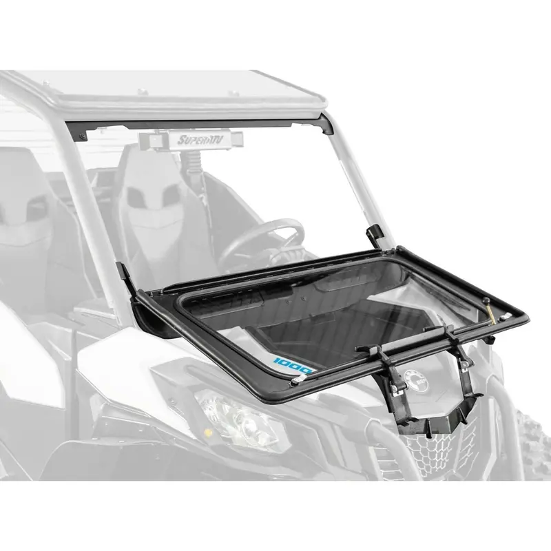 Can Am Maverick Sport Flip Down Glass Windshield 1
