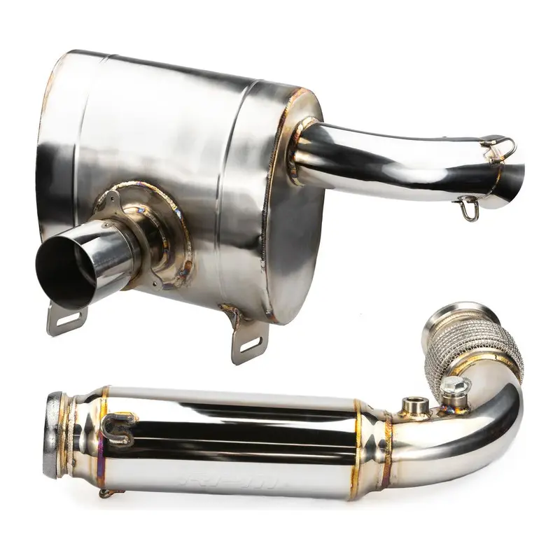 Can Am X3 Full 3" Chambered Q-Series Turbo Back Exhaust System 1