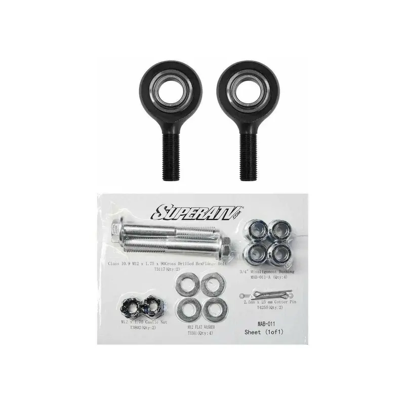 Can Am X3 Heavy Duty Tie Rod End Replacement Kit 1