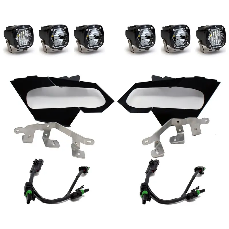 Can Am X3 S1 Triple Led Headlight Kit 1