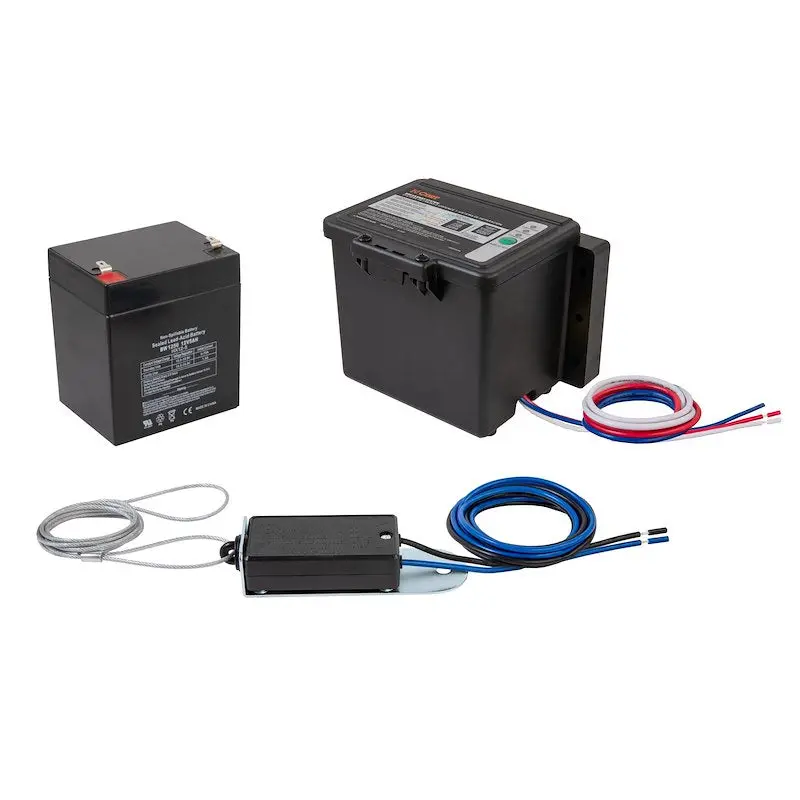 Curt 52044 Trailer Breakaway System Kit With Push-To-Test Battery Case 1