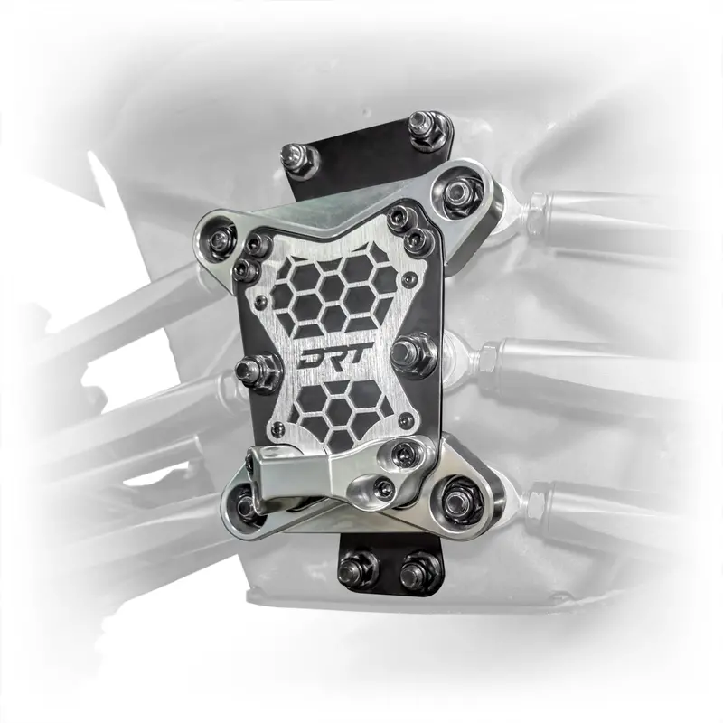 Drt Can-Am Maverick X3 2017+ Billet Aluminum 3-Pc Radius Rod Plate Kit 1