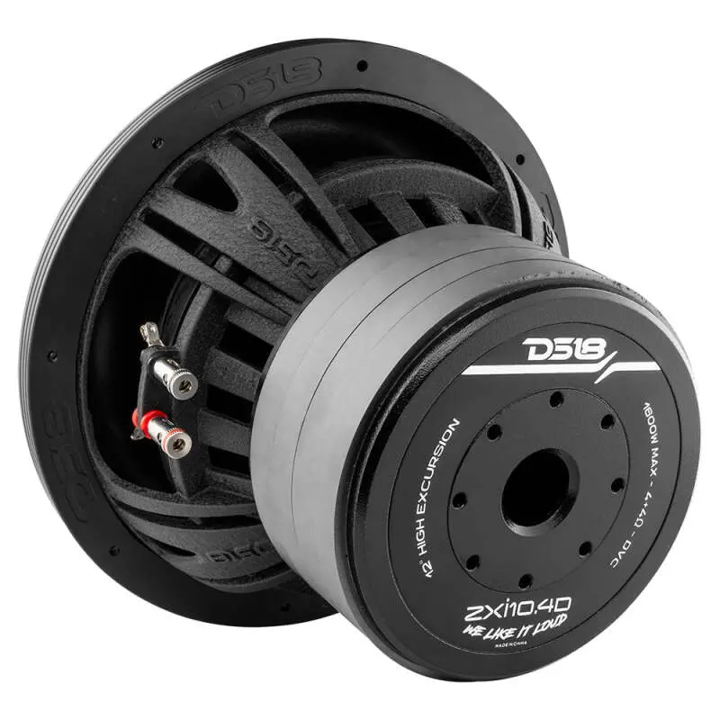 Ds18 10In 800 Watts Rms 4 Ohm Dvc High Excursion Subwoofer 1
