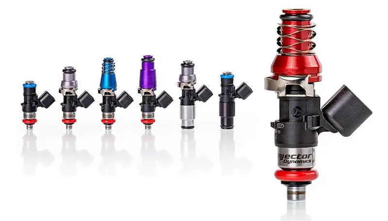 Injector Dynamics Id1050x Injectors 11Mm (Red) Adaptors S2k Lower (Set Of 4) 1