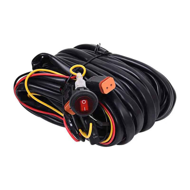 Kc Hilites Wiring Harness For (2) Lights W/2-Pin Deutsch Connectors (110W Max Total) 1