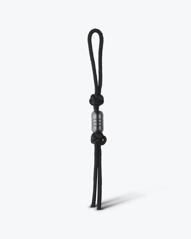 Lanyard, Ss Bead | Black Pvd 1