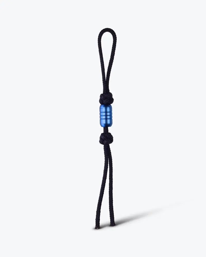 Lanyard, Ss Bead | Sapphire Blue Pvd 1