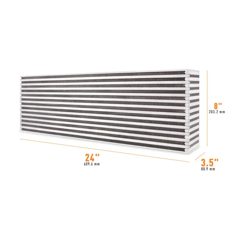 Mishimoto Universal Air-To-Air Intercooler Core - 24In / 8In / 3.5In 1