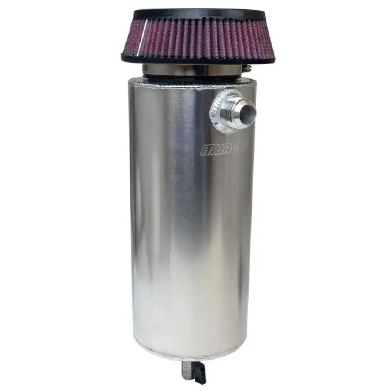 Moroso 6In Diameter Single -16An Inlet Aluminum Breather Tank Catch Can 1