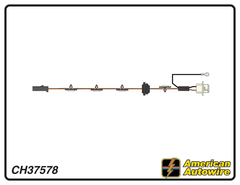 Rear Body Light Harness Extension 1
