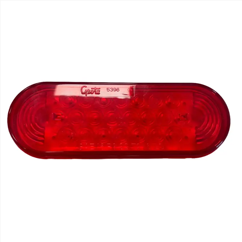 Red Led Oval Stop & Turn Light For Wilson Trailers 1