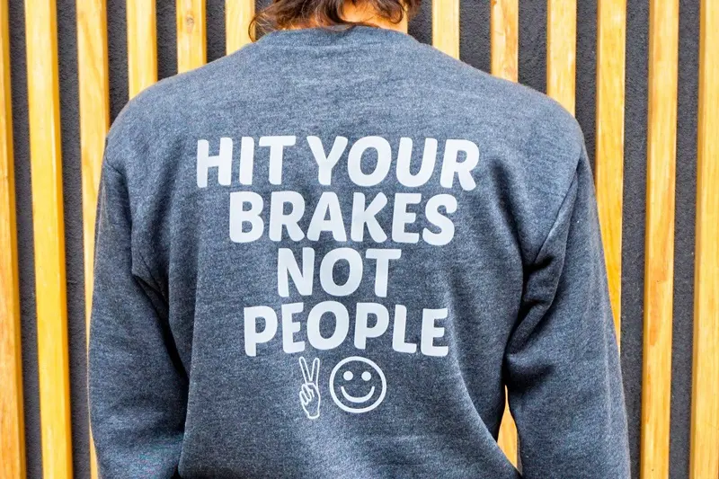 Reflective Crew Neck Sweater- Last Chance! 1