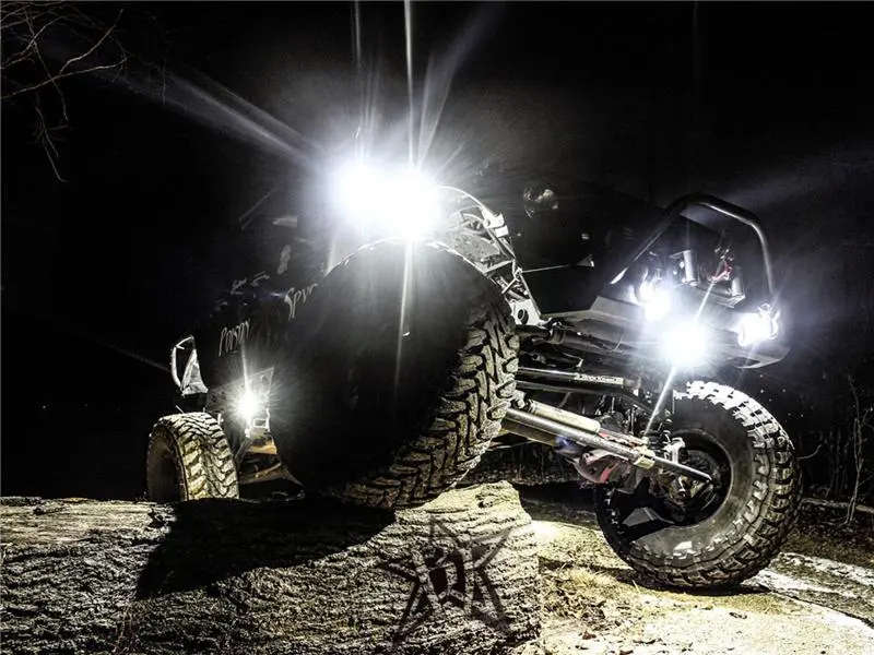 Rigid Industries Rock Light Kit- Red (4 Lights) 1