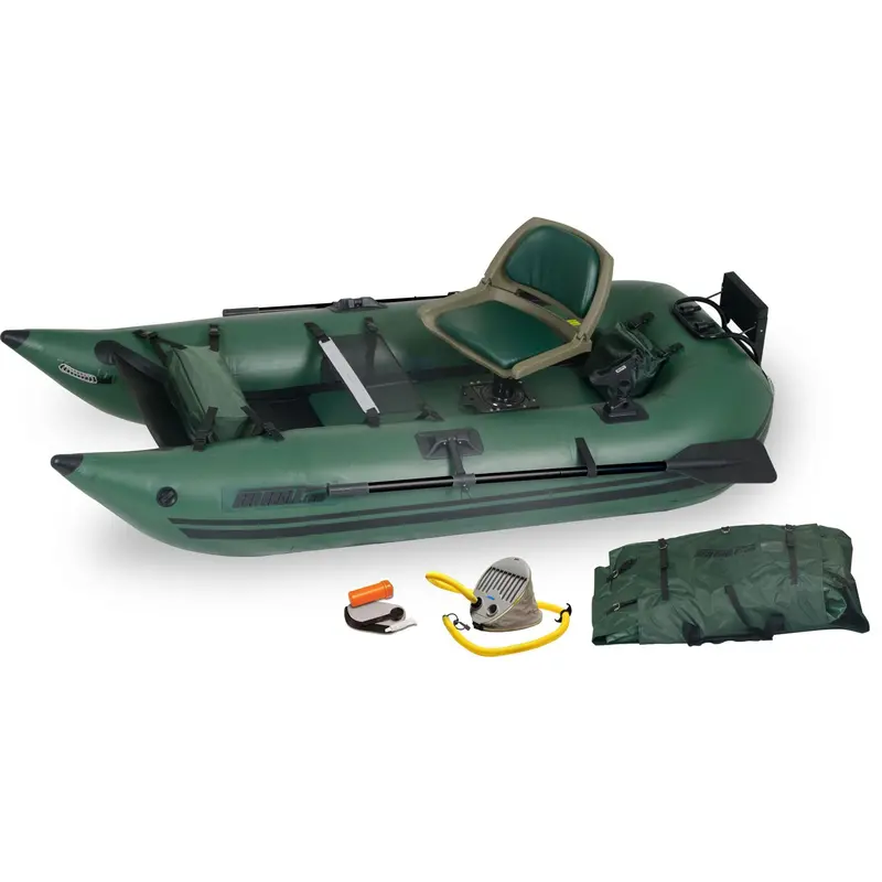 Sea Eagle 285 Pro Angler Frameless Pontoon Boat Package 1