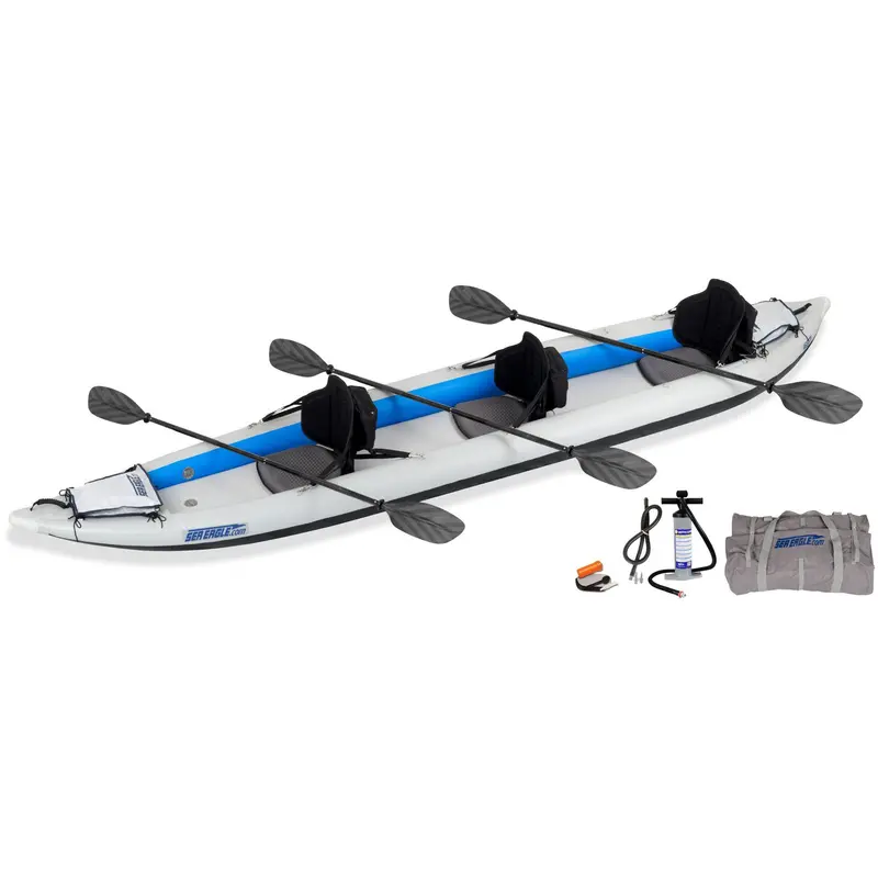 Sea Eagle Fasttrack 465Ft Pro 3-Person Inflatable Kayak Package 1