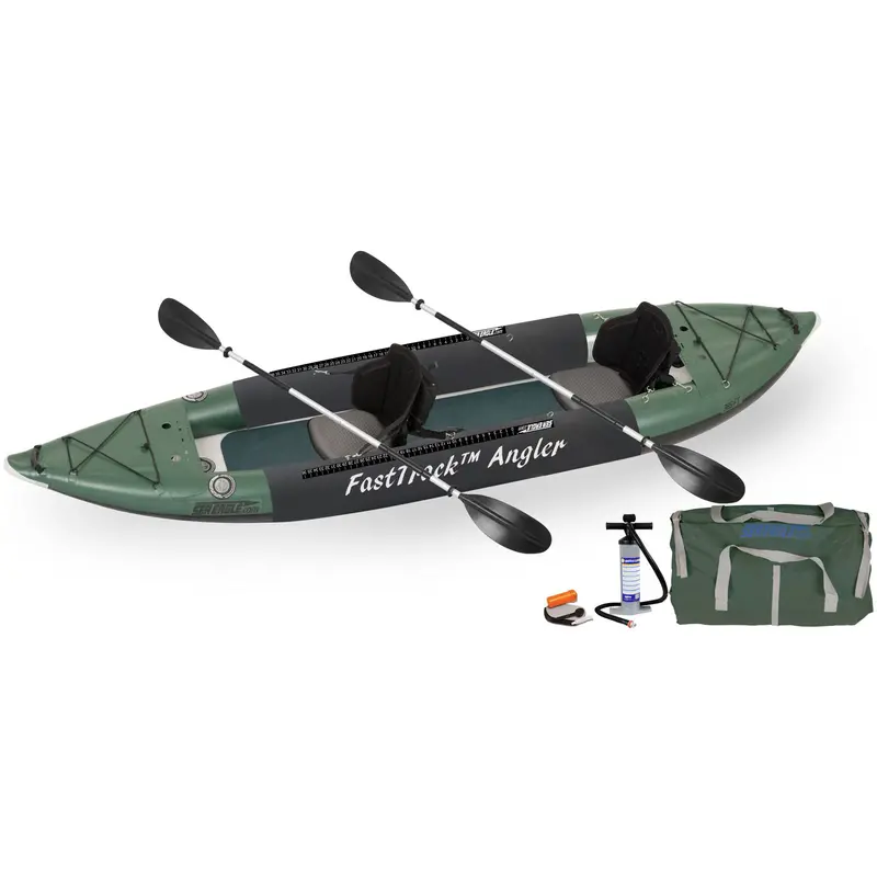 Sea Eagle Fasttrack Angler 385Ft Pro Angler Inflatable Fishing Kayak Package 1