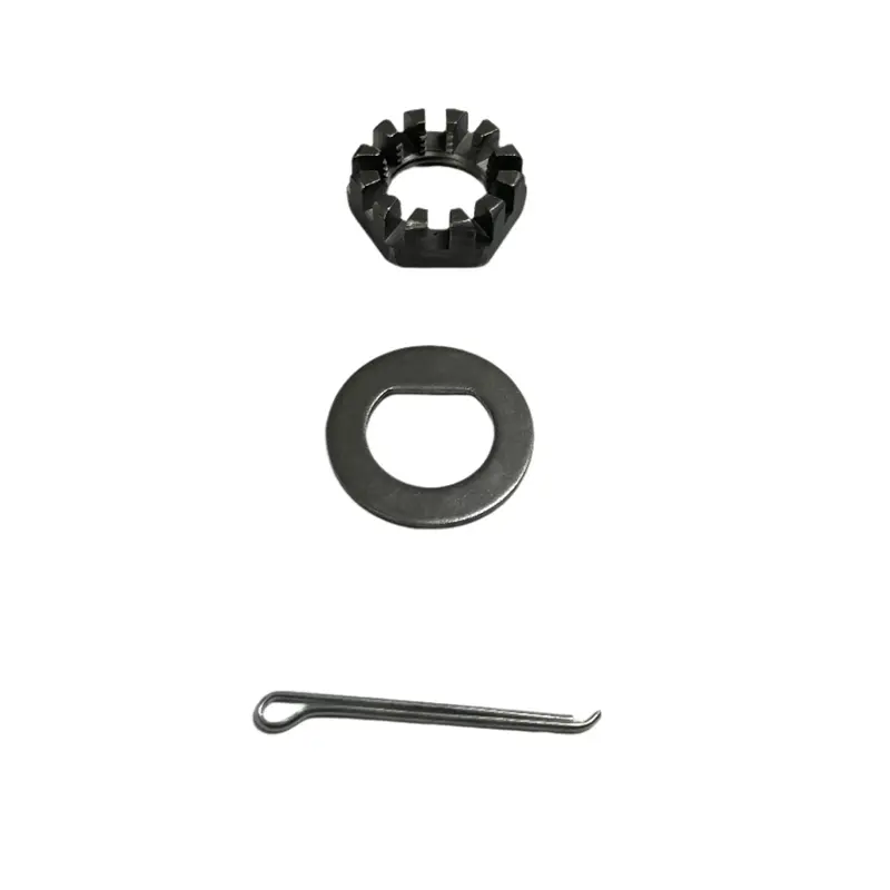 Spindle 1"-14 Uns Threaded Nut, Washer & Cotter Pin Kit For 7K - 12" Drum 1