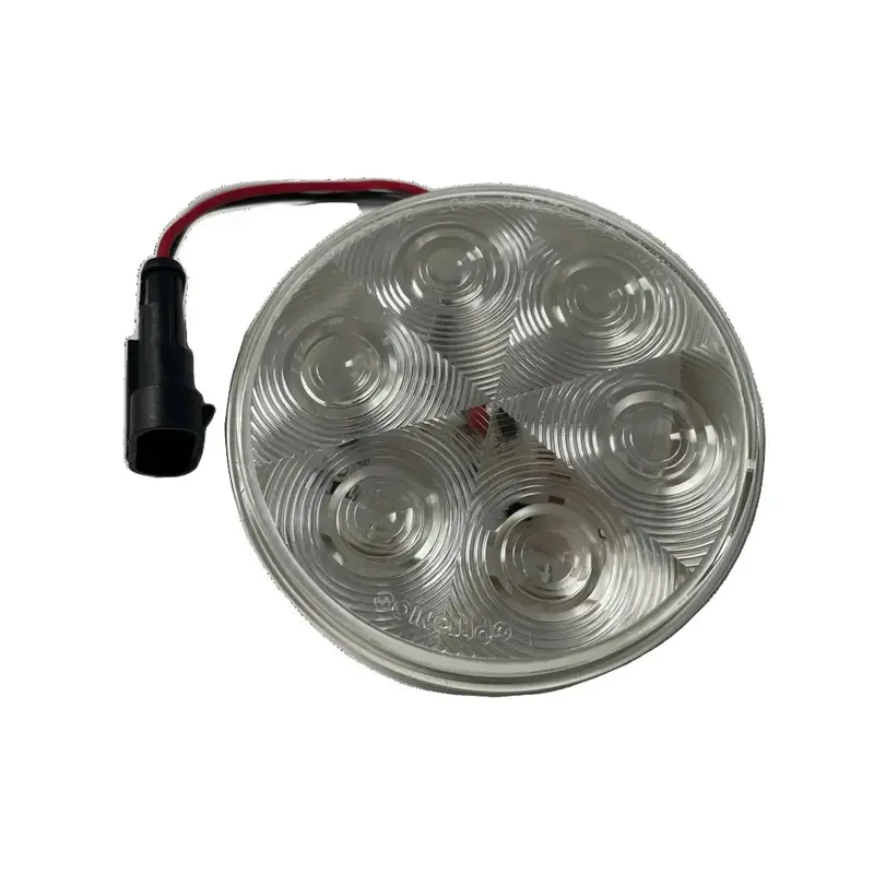 Timpte Clear Red 4" Round Light 1
