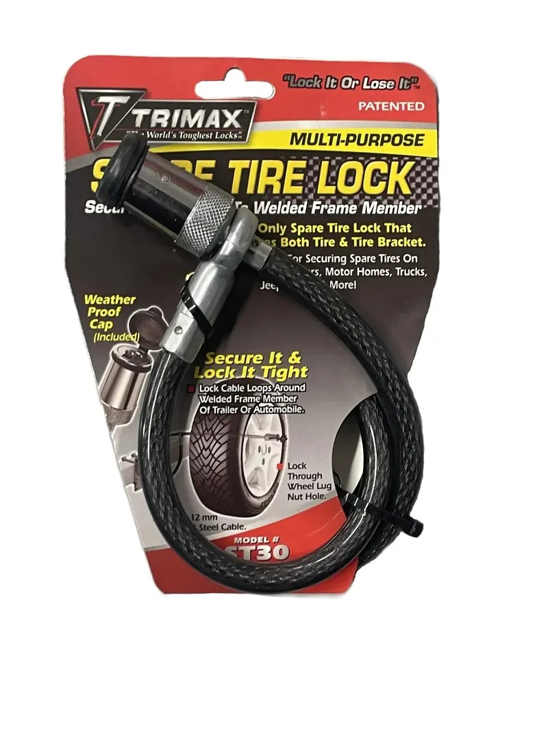 Trimax Spare Tire Lock 1
