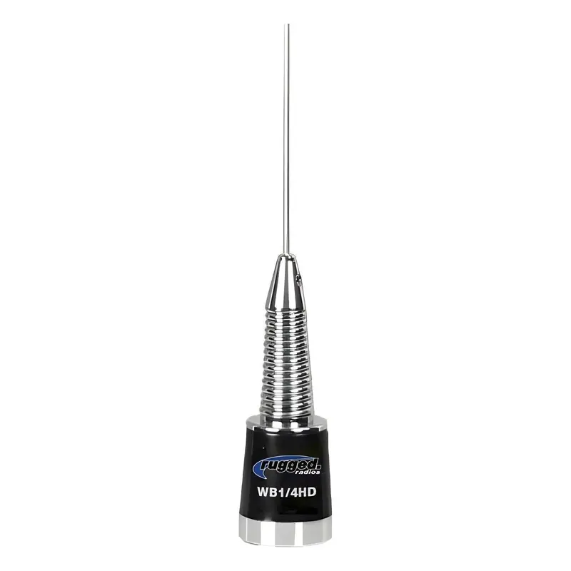 Uhf & Vhf Wide Band 1/4 Wave Antenna With Spring (132 - 525 Mhz) 1
