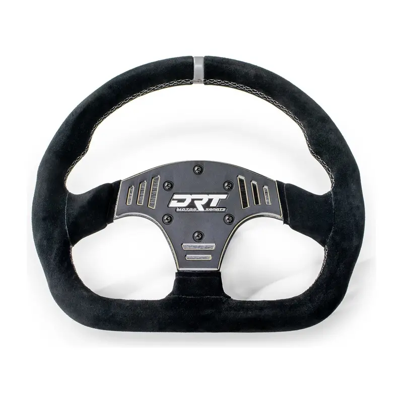 Utv D-Shape Suede Steering Wheel 1