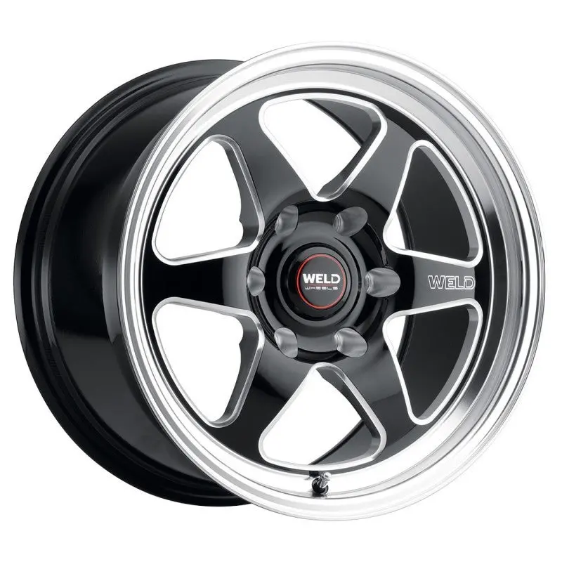 Weld S156 17X7 Ventura 6 Drag 6X139.7 Et00 Bs4.00 Gloss Blk Mil Dia 106.1 1