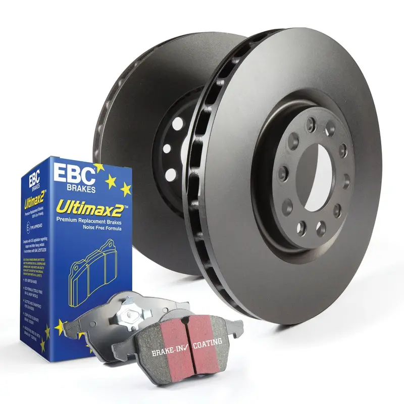 Ebc Brakes S1Kf1228 Ultimax 2 Brake Pad & Rk Series Rotor Kit – Front Axle Set 1