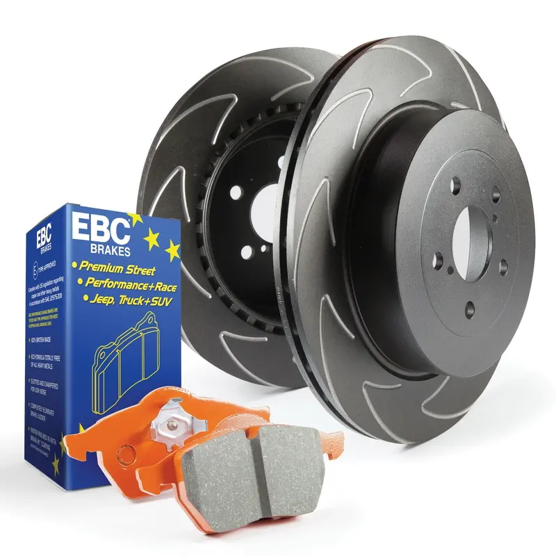 Ebc Brakes S7Kf1091 Extra Duty Brake Kit With Bsd Series Rotors 1