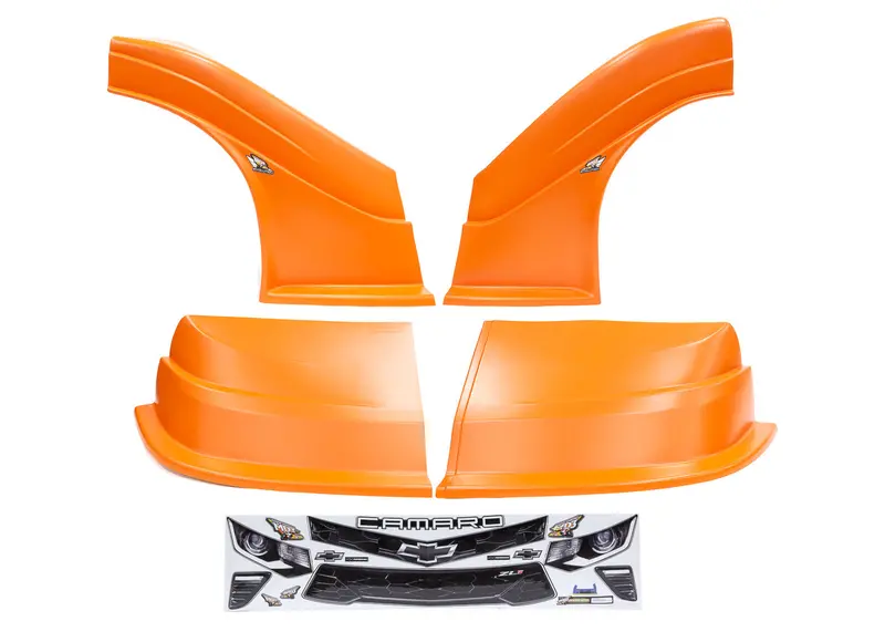 Fivestar Md3 Evo Dlm Combo Flat-Rotary Camaro Body Kit – Orange Finish 1