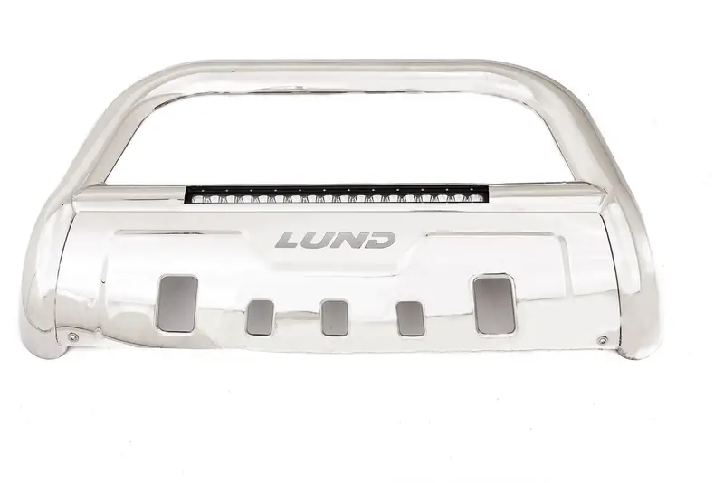 Lund 47021211 Stainless Steel Bull Bar With Integrated Lights And Wiring Harness 1