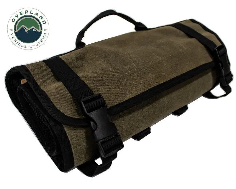 Overland Vehicle Systems 21109941 Canyon First Aid Bag – 16-Lb Waxed Canvas Roll Top 1