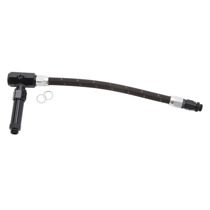 Russell 641253 Pro Classic Dual-Inlet Fuel Line Kit – Carburetor-Specific, High-Flow Braided Stainless Steel 1