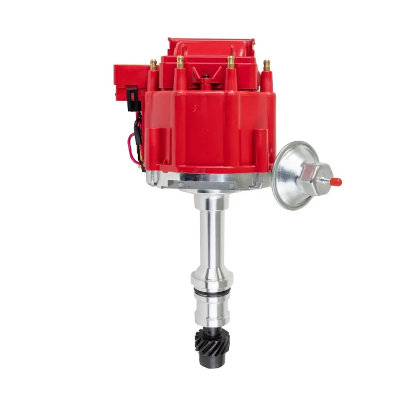Top Street Performance Hei Distributor – Red-Anodized, Compatible With Oldsmobile Gen Ii V8 (Jm6503R) 1
