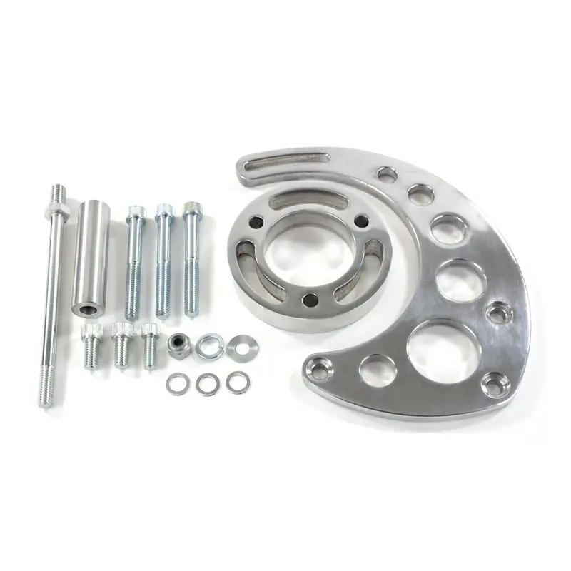 Top Street Performance Jm9123P Aluminum 10Si Alternator Bracket For Bbc High-Mount Long-Water-Pump Setups 1