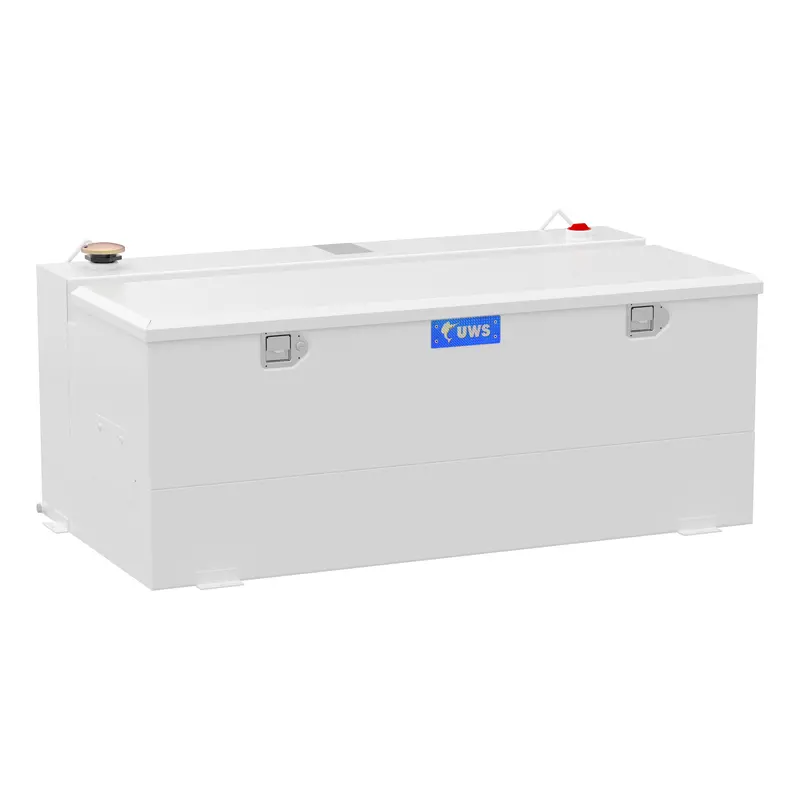 Uws St-100-Combo-W 100-Gallon White Steel-Aluminum Transfer Tank Combo Unit 1